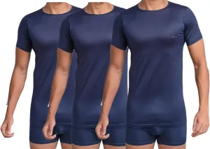 100% Egyptian Cotton Underwear MERCERIS Men's Undershirt - Undershirts for Men (Pack of 3)