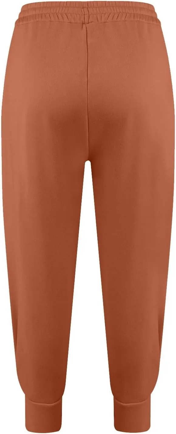 2024 Cinch Bottom Sweatpants Women's Casual High Waisted Joggers Workout Active Baggy Lounge Trousers with Pockets