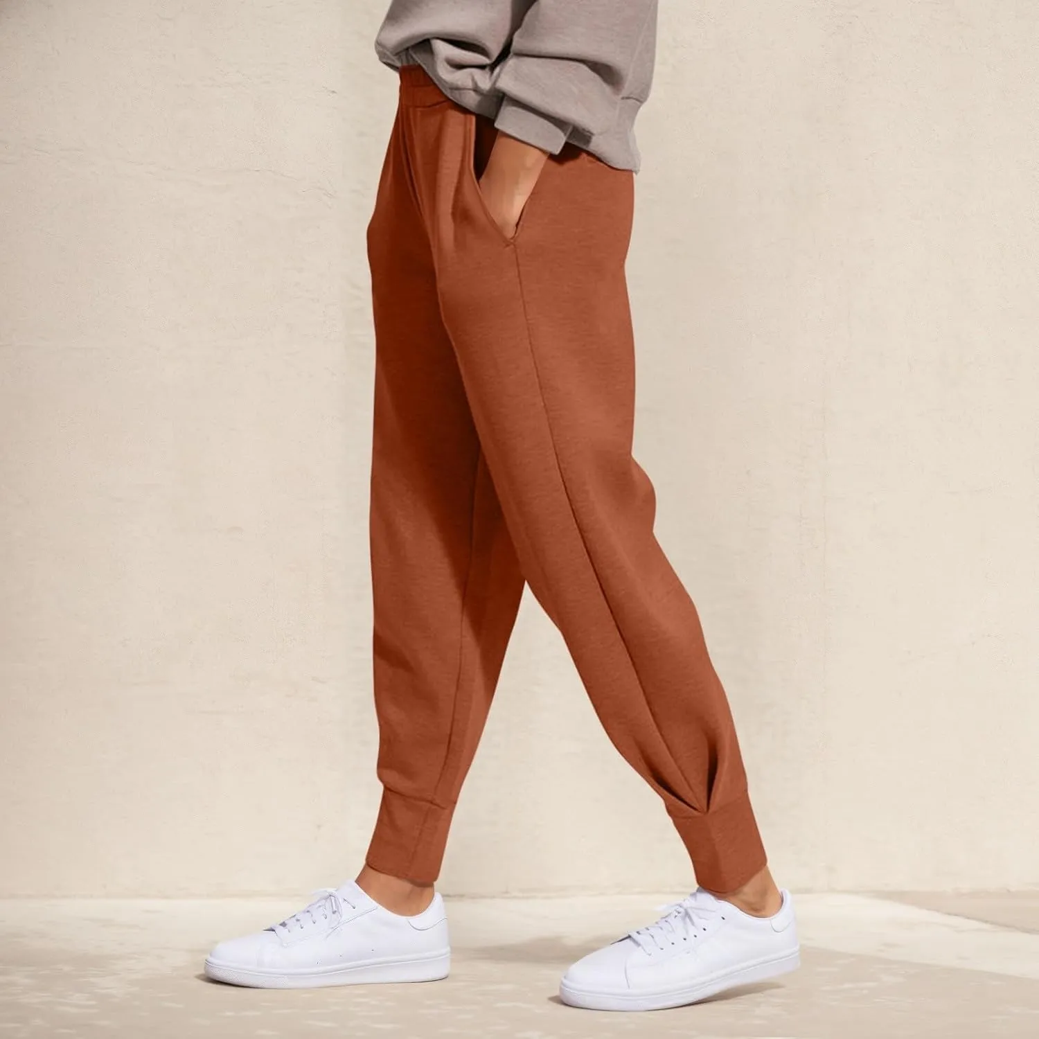 2024 Cinch Bottom Sweatpants Women's Casual High Waisted Joggers Workout Active Baggy Lounge Trousers with Pockets