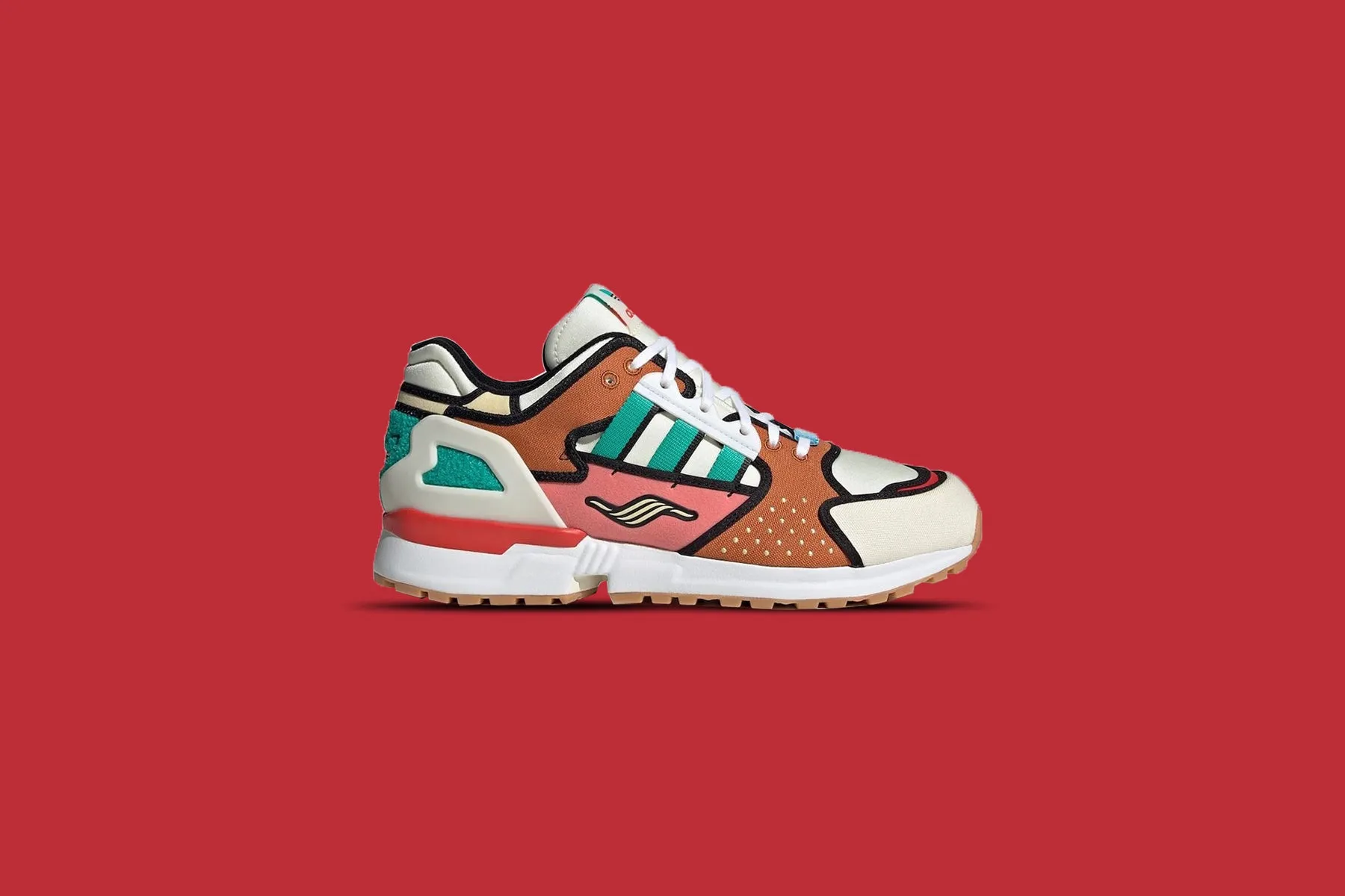 Adidas Originals x The Simpsons ZX 10000 Krusty Burger - White/Multi