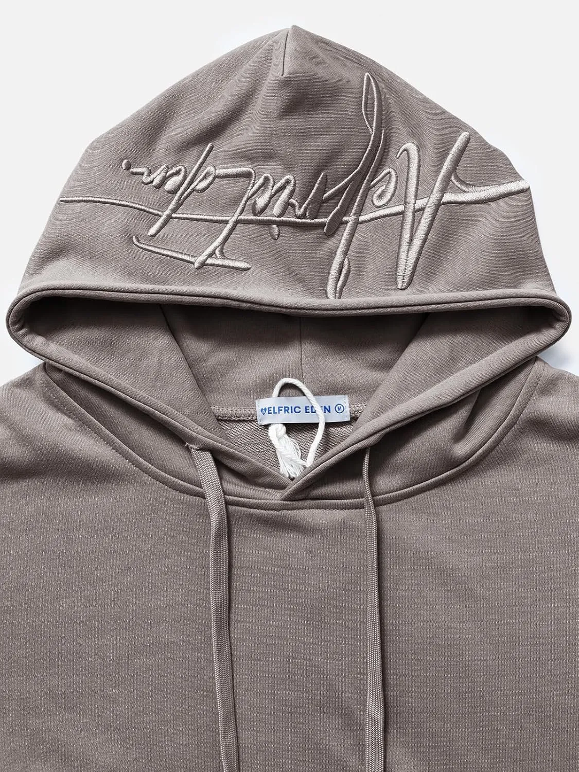 Aelfric Eden Embroidery Hoodies Oversized Y2k Hooded Sweatshirts Unisex Solid Color Hoodie Streetwear Pullover Tops
