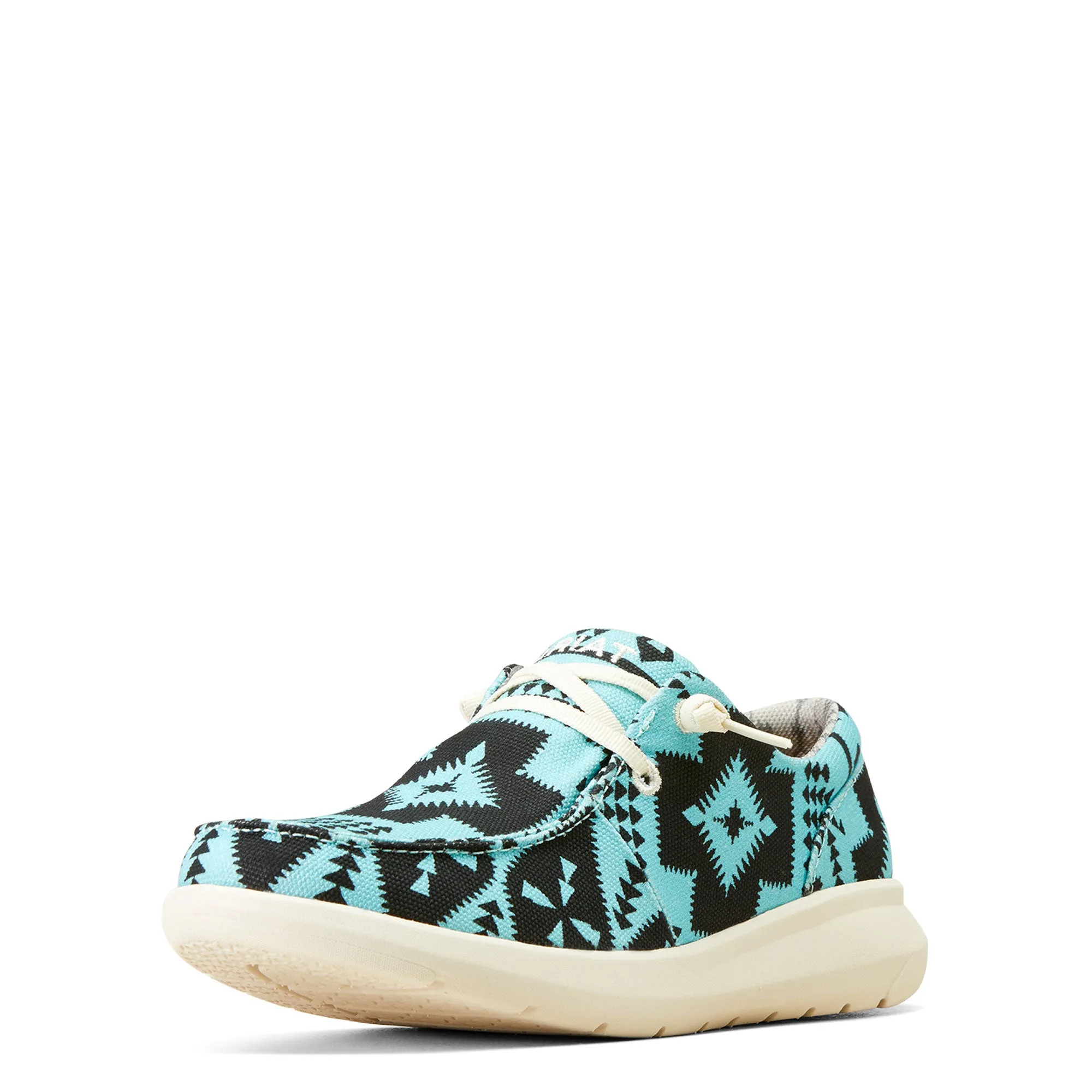 Ariat Ladies Hilo Turquoise Saddle Blanket Slip On Shoes 10047017