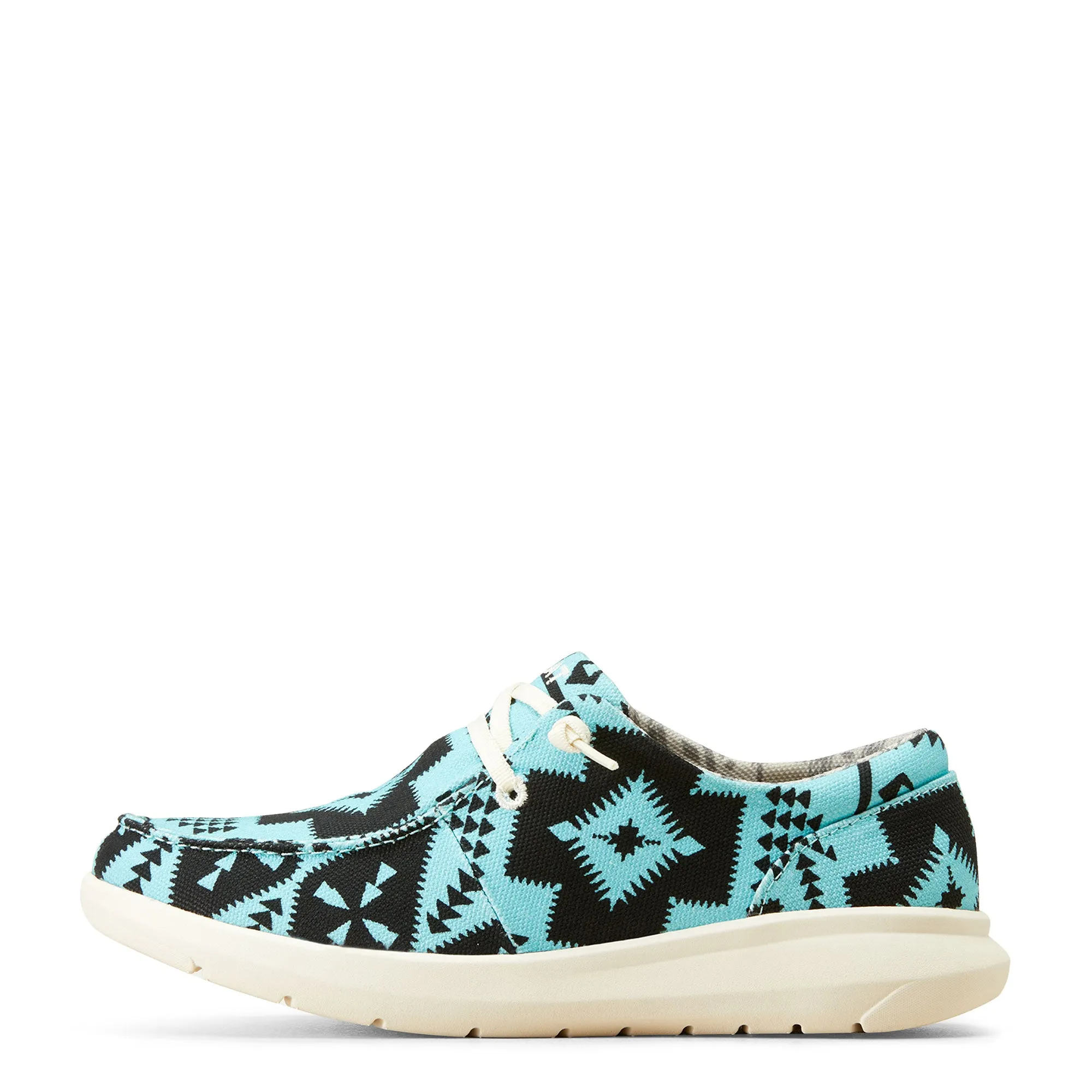 Ariat Ladies Hilo Turquoise Saddle Blanket Slip On Shoes 10047017