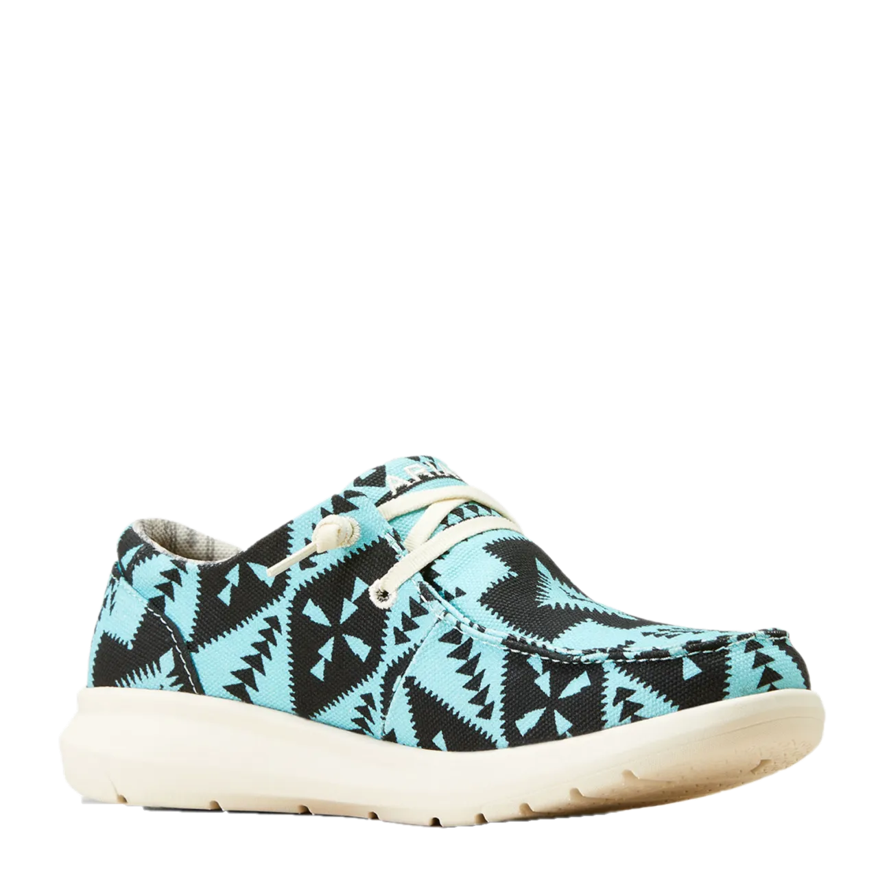 Ariat Ladies Hilo Turquoise Saddle Blanket Slip On Shoes 10047017