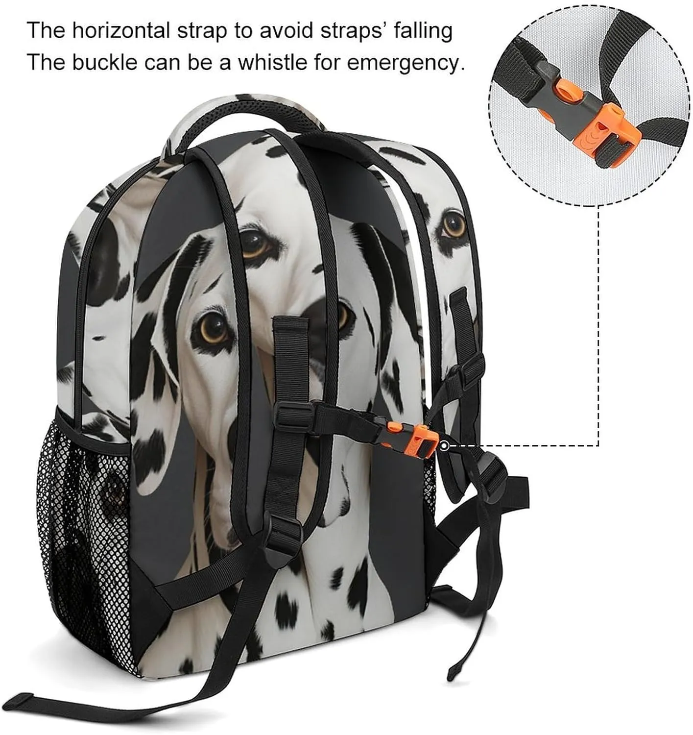 Backpacks Dalmatian Travel Bag Laptop Backpack Casual Daypack for Weekender Business Hiking