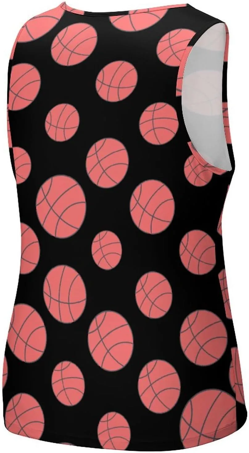 Basketball Men's Tank Tops Summer Sleeveless T-Shirts Gym Workout Tee Casual Beach Tee