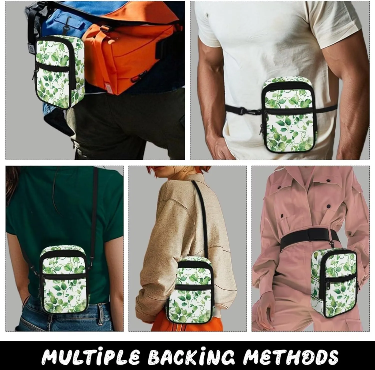 BIGCARJOB Womens Crossbody Purse Mini Backpack Crossbody Bags Sling Shoulder Handbags Crossbody Fanny Pack