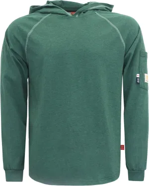 BOCOMAL FR Hooded T Shirts Heather Series 6oz Flame Resistant NFPA2112 CAT2 Fire Retardant Hoodies Work Shirt