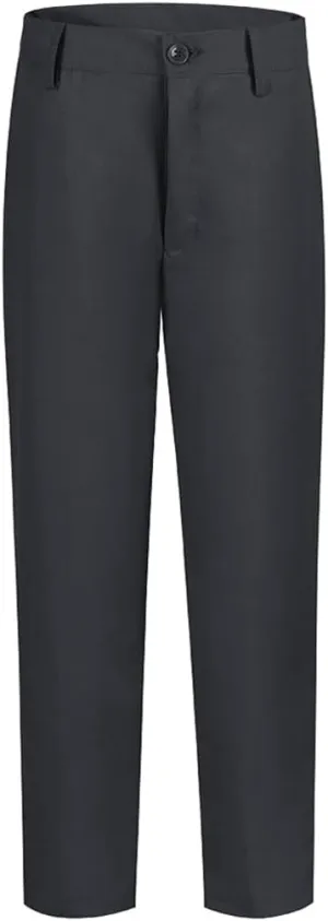 Boys Dress Pants Formal Flat Front Children School Uniform Pants for Boy