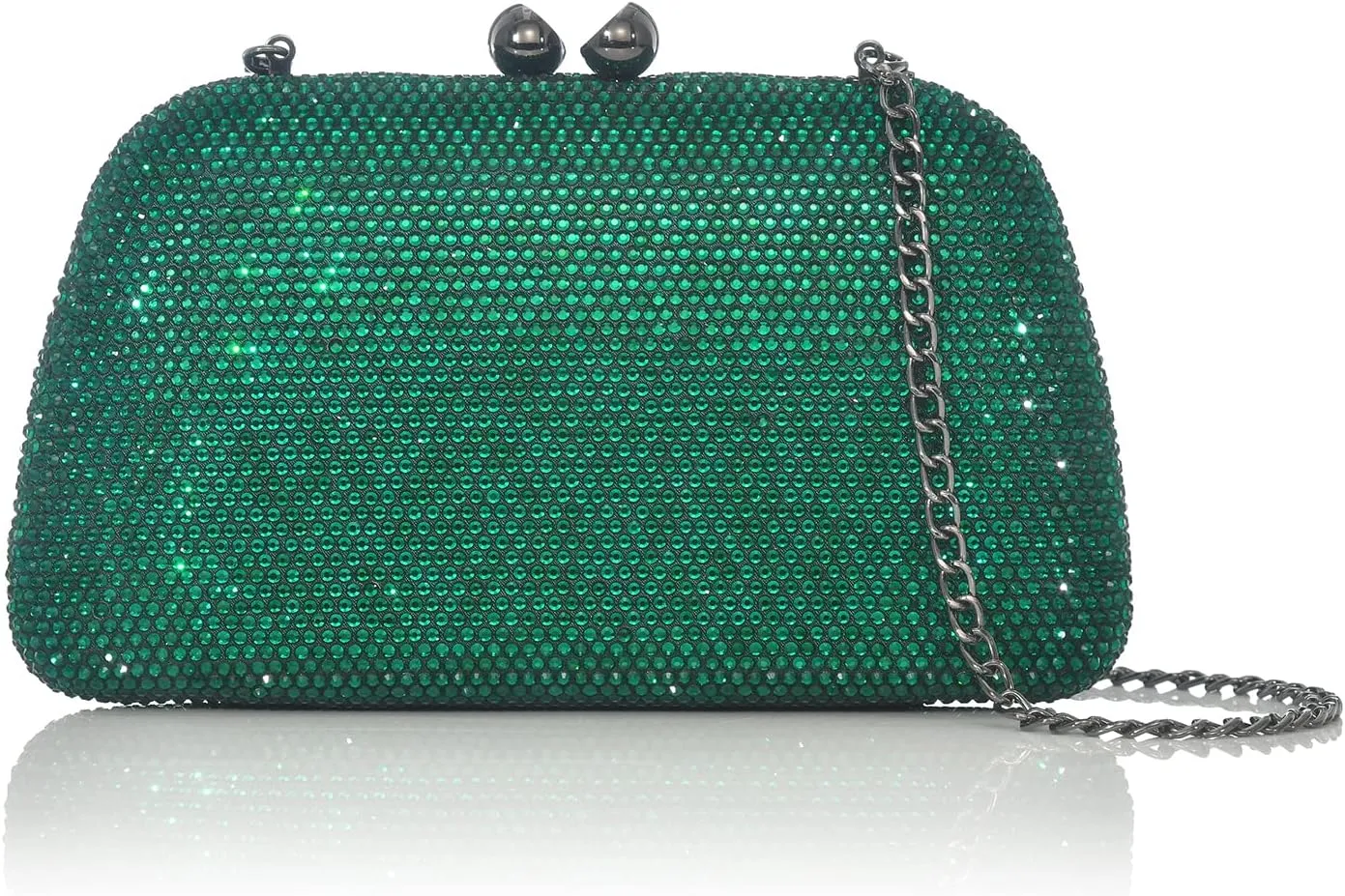 Bright Crystal Clutch Bag Sparkling Full Rhinestone Evening Bag for Women Elegant Formal Occasion Wedding Bridal Graduation