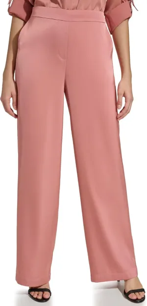 Calvin Klein Women's Wide Leg Pull on Pant