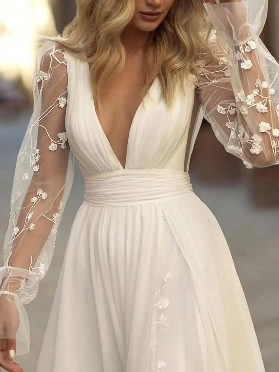 cantcauli Lace Appliques Wedding Dress for Bride Mermaid Off Shoulder Bridal Gown with Train CT035