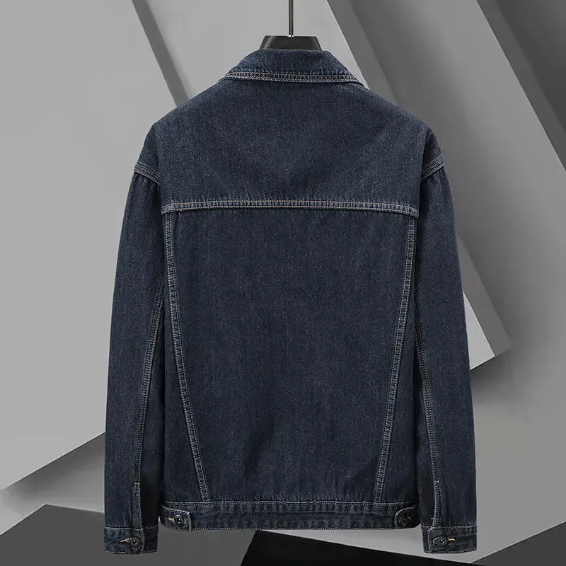 City Style Cargo Denim Jacket