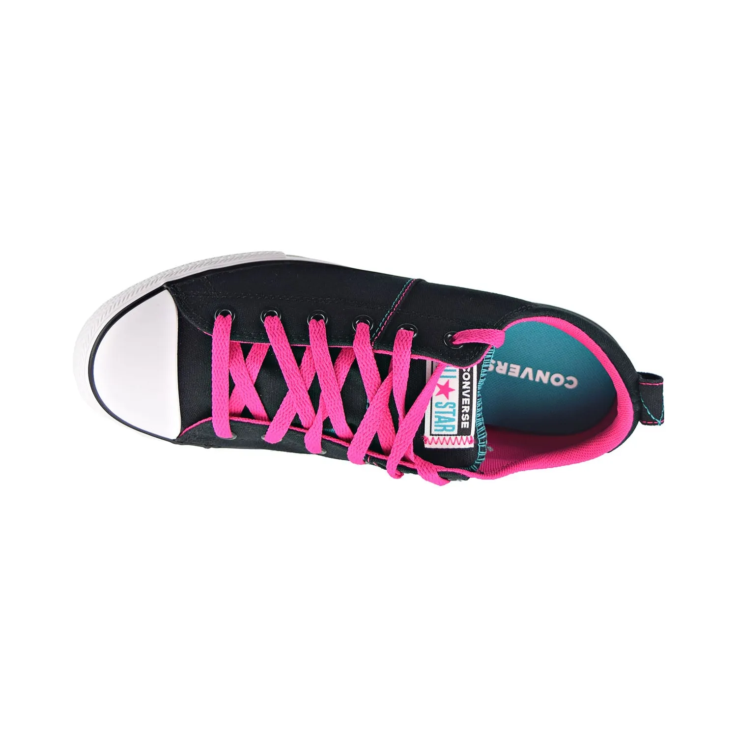 Converse Chuck Taylor All Star Madison Ox Kids' Shoes Black-Pink