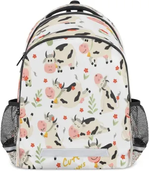 Cow Mood Laptop Backpack Lightweight College Backpack with Reflective Strip for Men Women Adult Casual Travel Hiking Gym Work Daypack