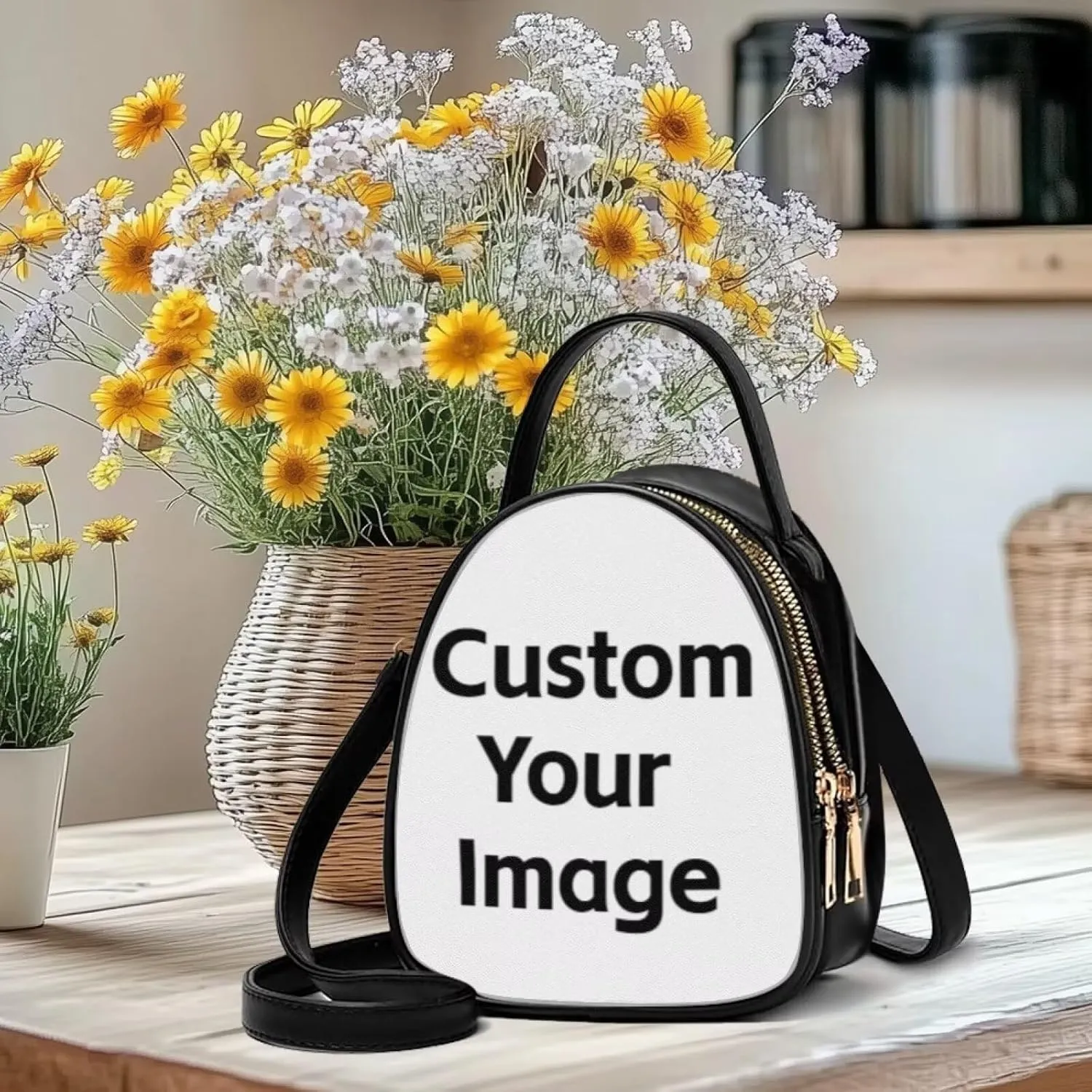 Crossbody Bag for Women Travel Double Layer Small Sling Bag for Women Crossbody Purse with Shoulder Strap
