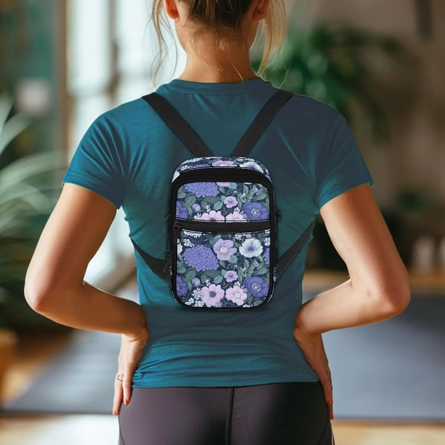 Crossbody Sling Bags Multiple Ways to Carry Fashion Waist Packs, Crossbody Bags, Belt Bag with Adjustable Strap