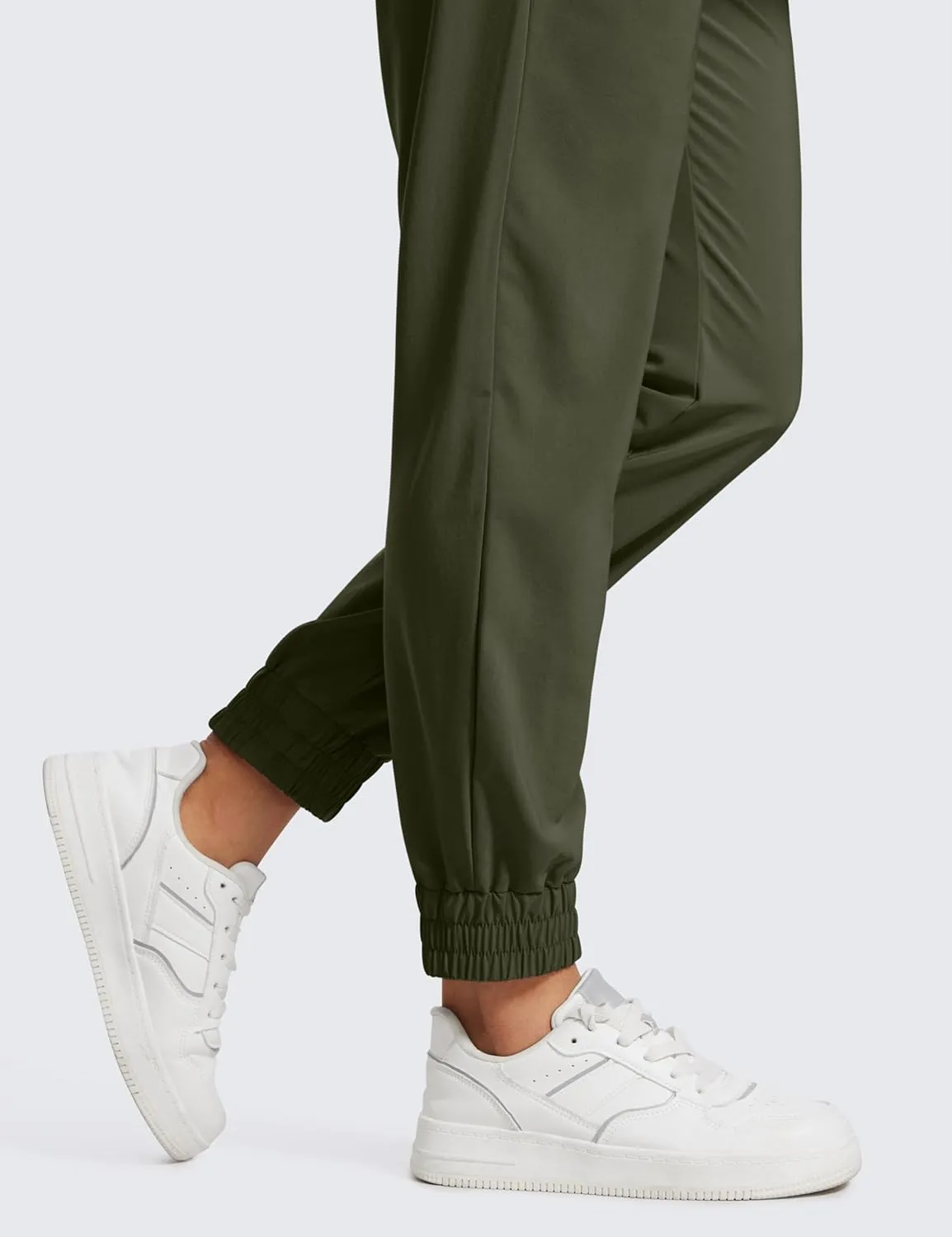 CRZ YOGA Lightweight Joggers for Women Workout Athletic Casual Lounge Travel Pants with Pockets Summer