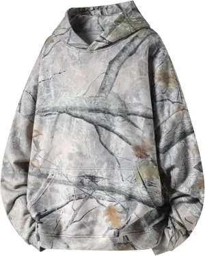 CUTEGAL Camo Hoodie Sweatshirt Y2k Graphic Oversized Womens Pullover Streetwear Long Sleeve with Pocket