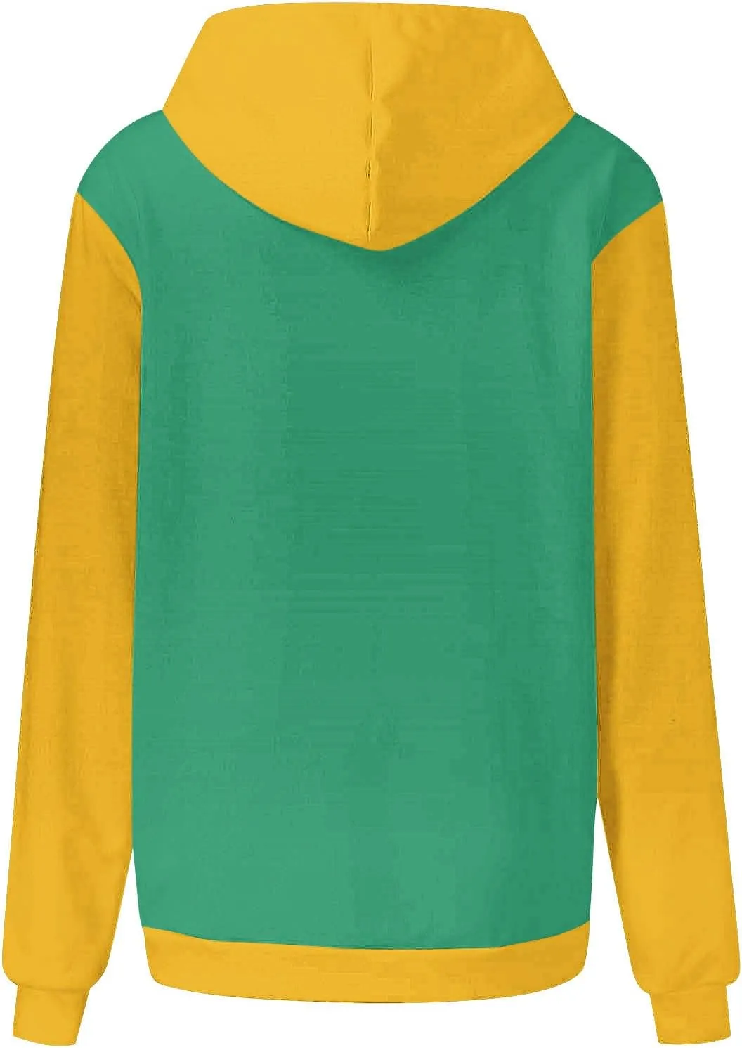 Dademeo Women's Oversized Sweatshirt Casual Long Sleeve Color Block Hooded Pullover Tops Loose Fit Sports Hoodies with Pocket
