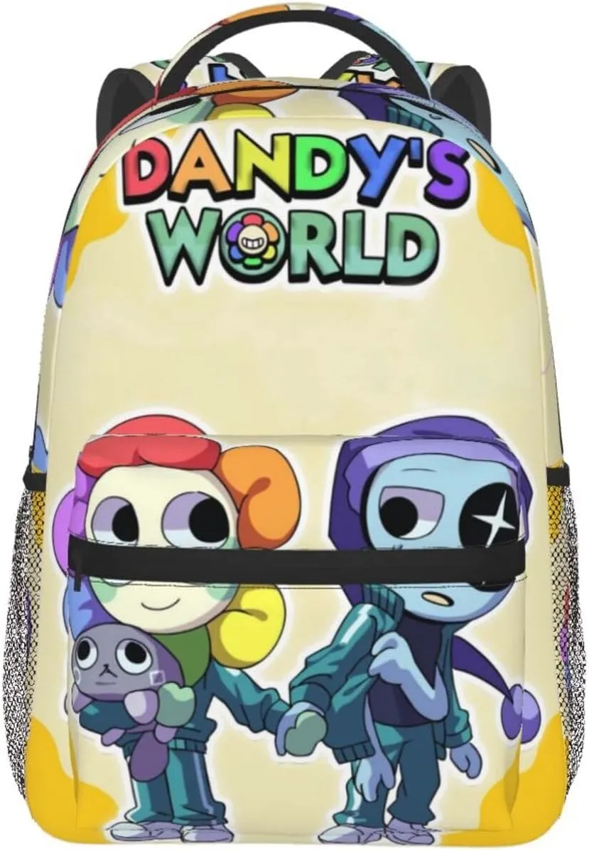 Dandys World Backpack Cartoon Large Capacity Laptop Backpack Travel Backpacks For Unisex