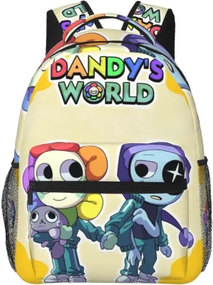 Dandys World Backpack Cartoon Large Capacity Laptop Backpack Travel Backpacks For Unisex