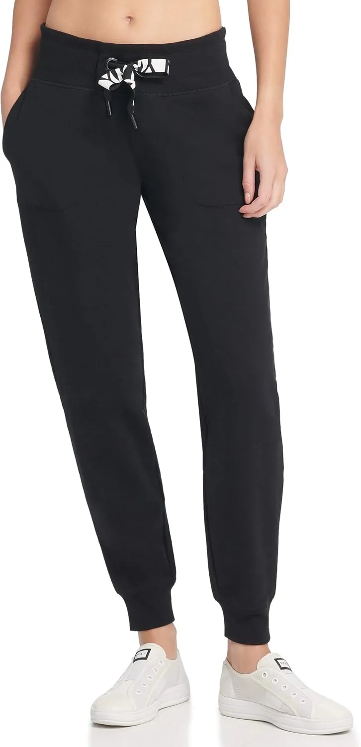 DKNY Fleece Joggers, Light Sweatpants for Women