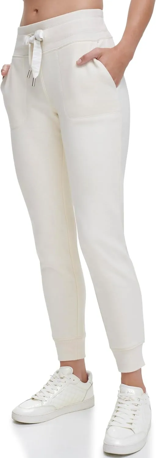 DKNY Fleece Joggers, Light Sweatpants for Women
