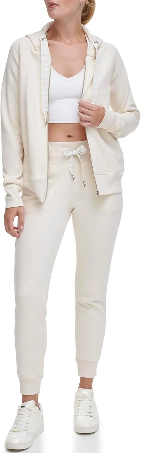 DKNY Fleece Joggers, Light Sweatpants for Women