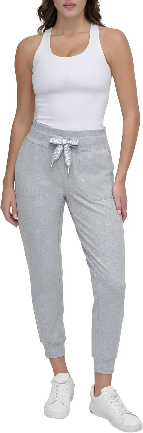 DKNY Fleece Joggers, Light Sweatpants for Women