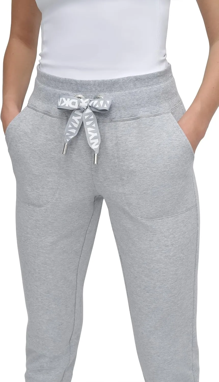 DKNY Fleece Joggers, Light Sweatpants for Women