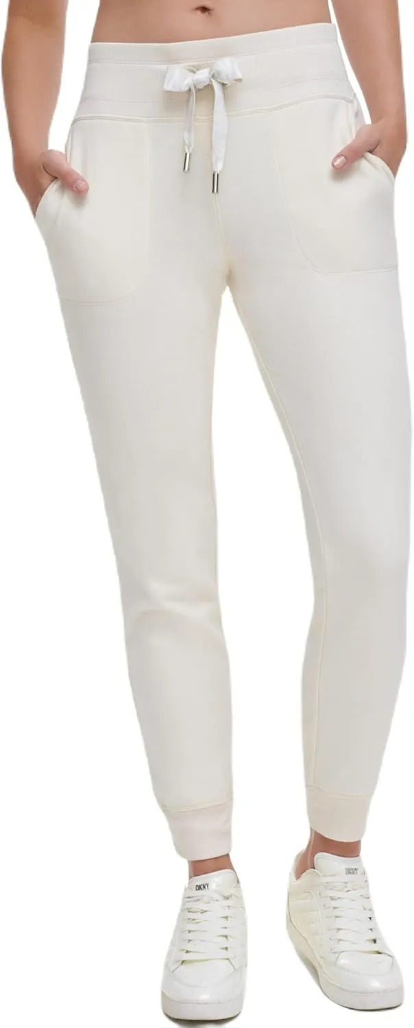DKNY Fleece Joggers, Light Sweatpants for Women