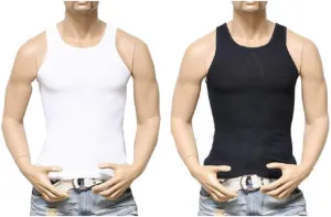 elpishop T-Shirts Tank Top Mens 100% Cotton A-Shirt Ribbed Undershirt Size M