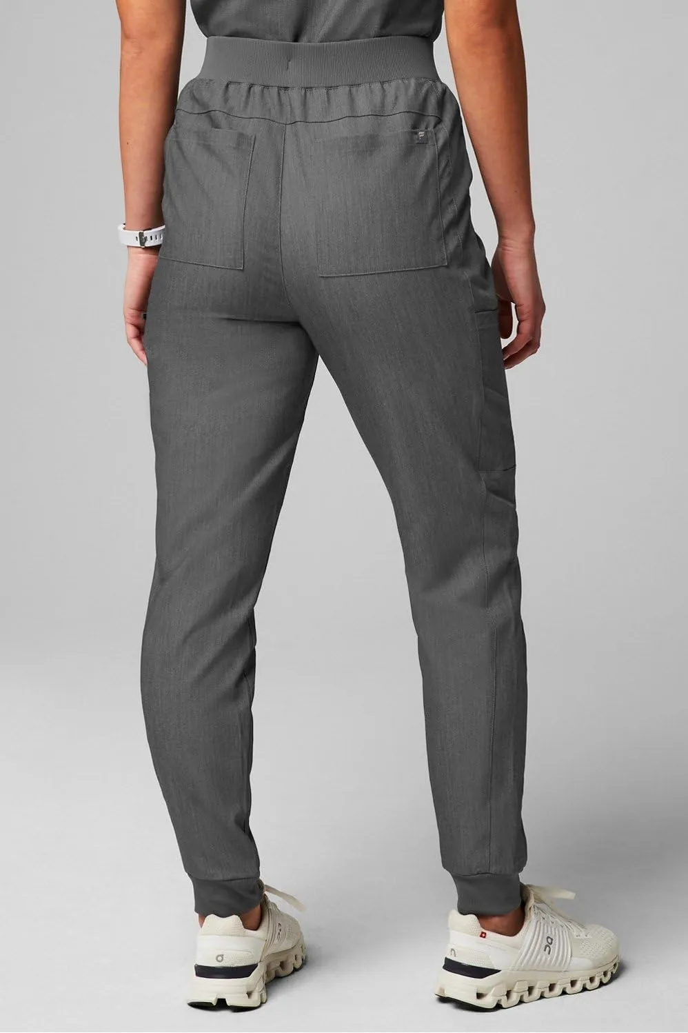 Fabletics Women's High Rise Active Scrub Jogger - MotionTech, 4-Way Stretch, Pocket-Packed, Lightweight, Semi-Slim Fit