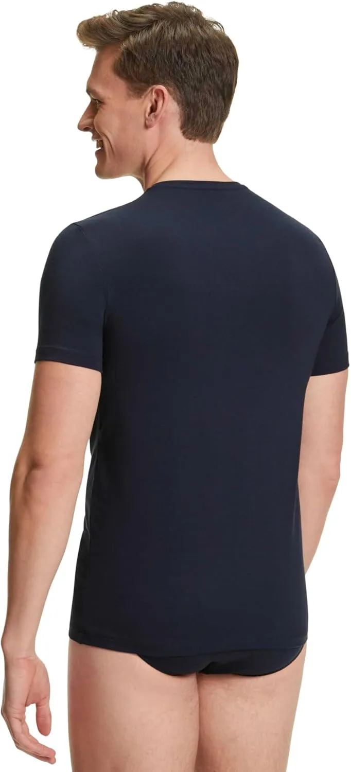 FALKE Men's Daily Comfort V-Neck Undershirt, 2 Pieces