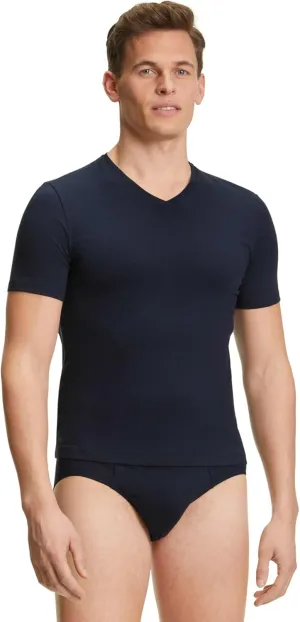 FALKE Men's Daily Comfort V-Neck Undershirt, 2 Pieces