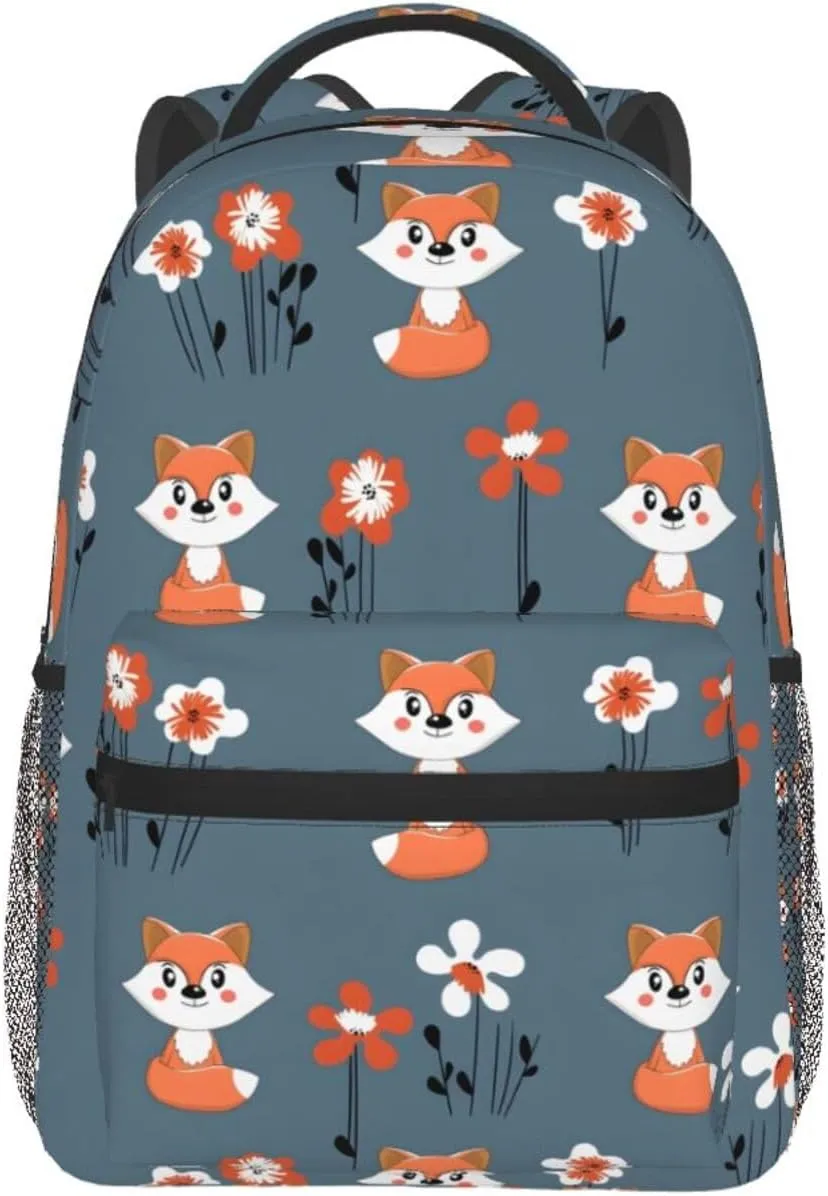 Fox Travel Laptop Backpack Women Lightweight Backpack Adjustable College Backpack Fits 15.6 Inch Laptop Waterproof Travel Backpack for Men, Work, Travel, Women
