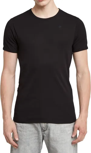G-STAR RAW Men's Base Layer Crew Neck Short Sleeve T-Shirt 2-Pack
