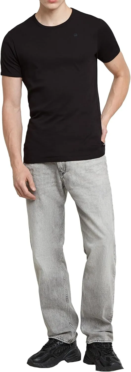 G-STAR RAW Men's Base Layer Crew Neck Short Sleeve T-Shirt 2-Pack