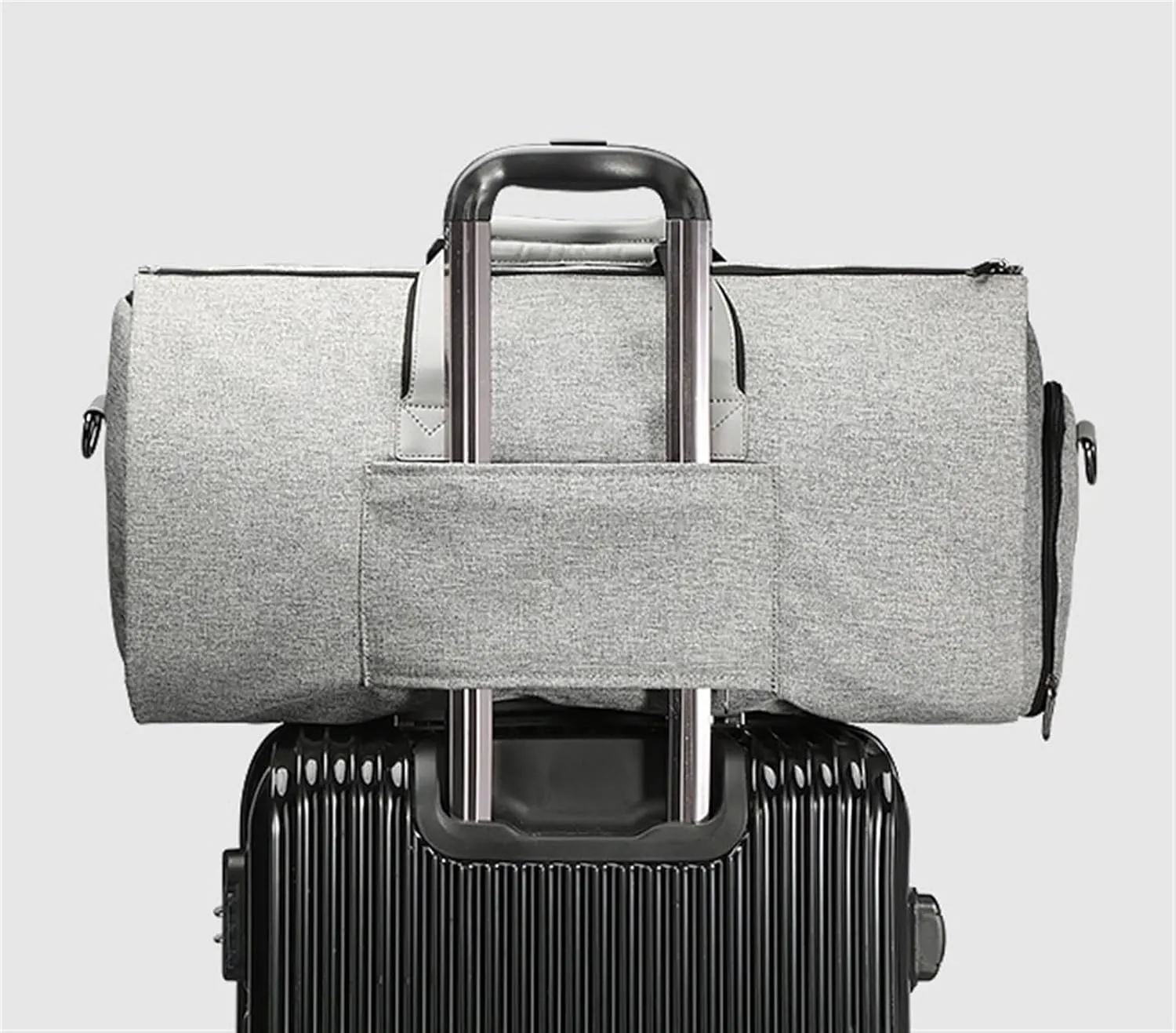 Habrur Duffel Bag 19in Convertible Garment Bag with Separate Shoe Compartment Suit Travel Bags for Men Overnight Bag Travel (Color : B, Size : 50 * 30 * 30cm)