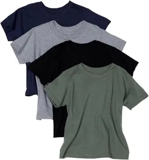 Hanes Men's ComfortSoft Tagless Dyed T-Shirts, Assorted Colors, Pack of 4 - XX-Large