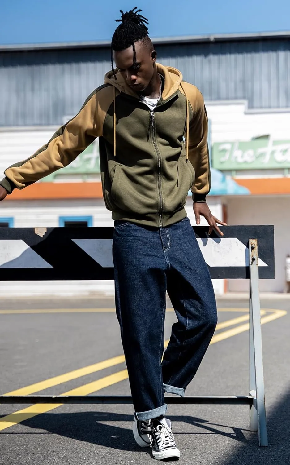 Hoodies for Men Zip Up Hoodie Drawstring Casual Long Sleeve Pocket Hooded Sweatshirts