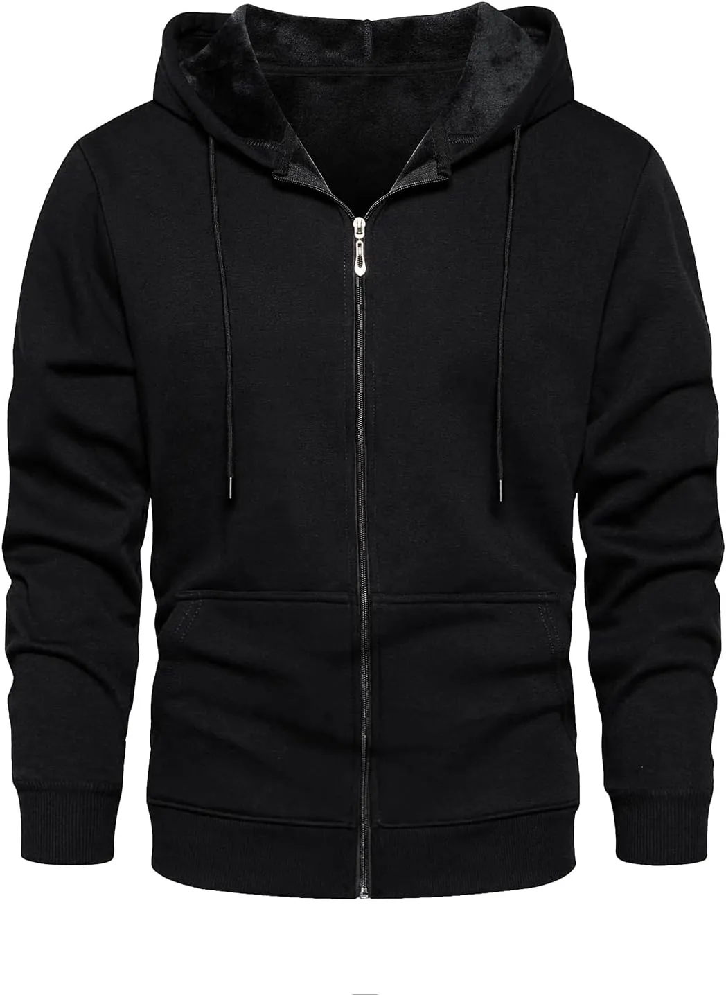 Hoodies for Men Zip Up Hoodie Drawstring Casual Long Sleeve Pocket Hooded Sweatshirts