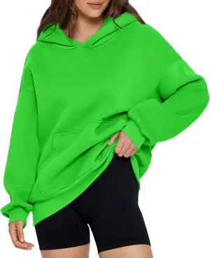 Hoodies for Women Fleece Long Sleeve Hoodies Pullover Loose Fit Oversized Sweatshirts with Pocket Fall Fashion Outfits