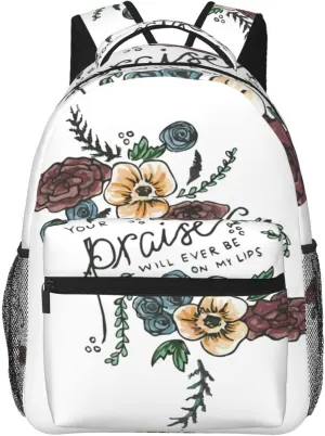 Jesus Backpack Casual Hiking Camping Travel Backpacks Daypack Bag Women Men Bookbag