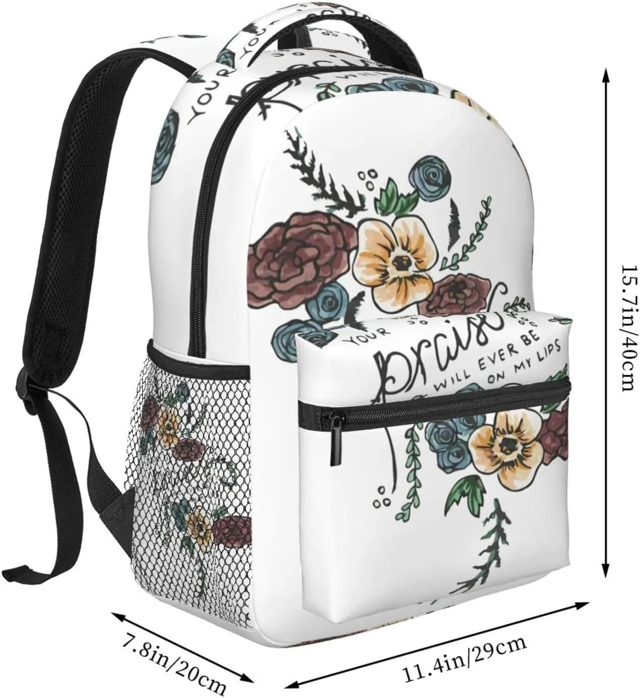Jesus Backpack Casual Hiking Camping Travel Backpacks Daypack Bag Women Men Bookbag