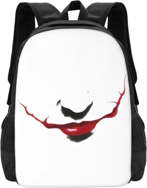 Joker Smile Backpack Lightweight Large Capacity Laptop Backpack Travel Backpacks for Unisex