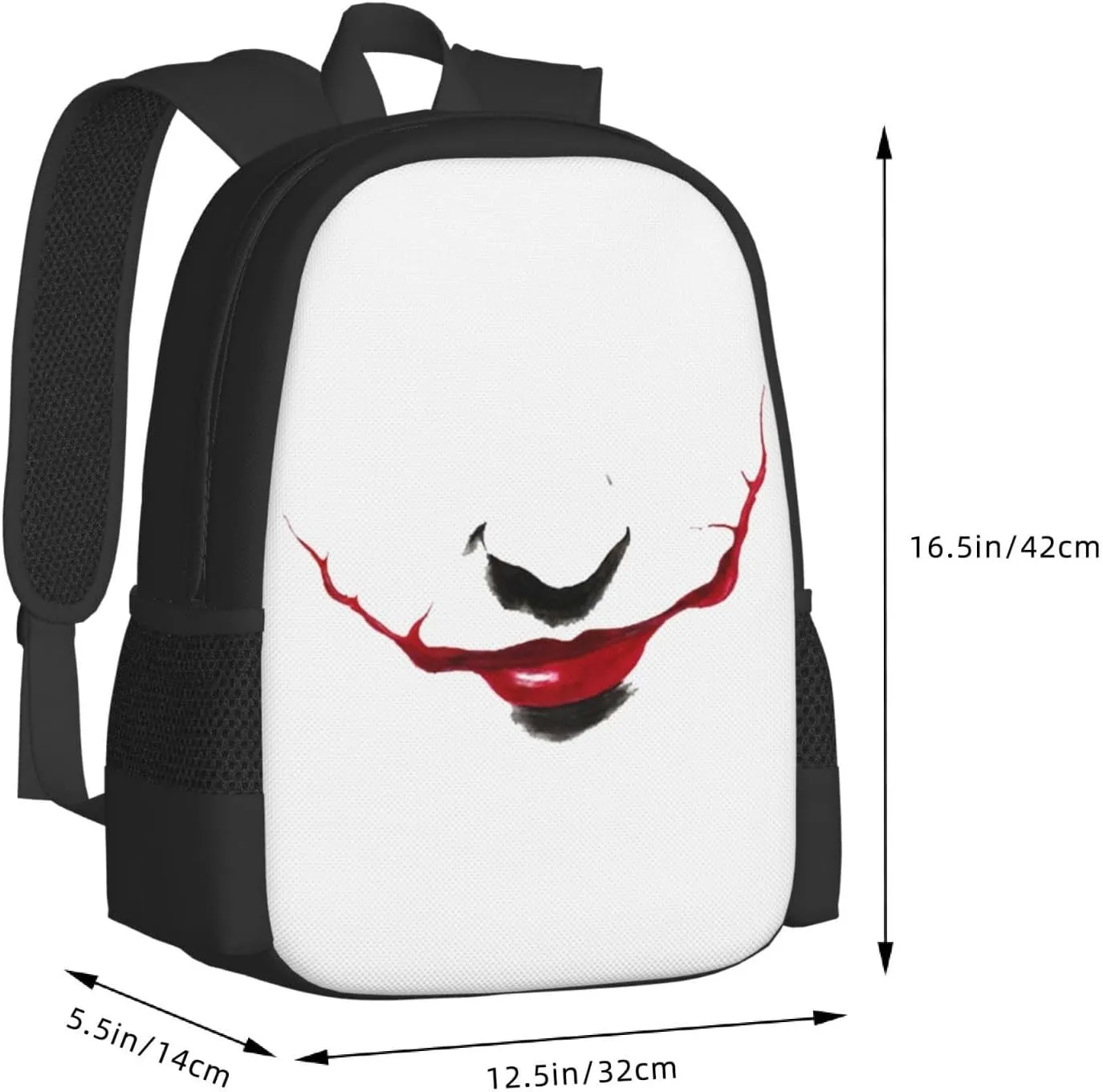 Joker Smile Backpack Lightweight Large Capacity Laptop Backpack Travel Backpacks for Unisex