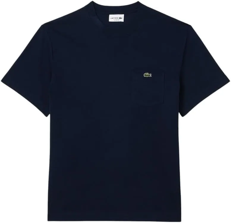 Lacoste Men's Cotton T-Shirt with Breast Pocket