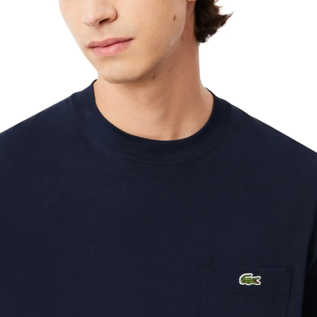 Lacoste Men's Cotton T-Shirt with Breast Pocket